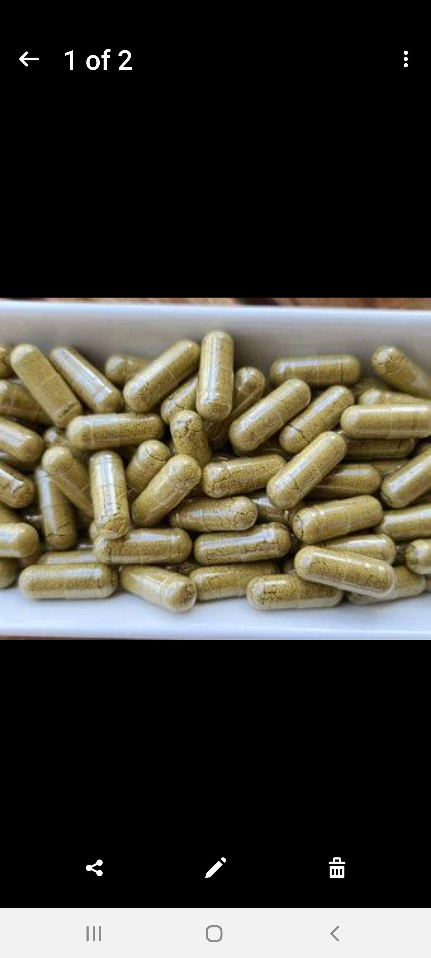 Damiana Capsules 100 Vegan Capsules, No additives Pure Organic - Alchemy Botanicals & Herbs Corp