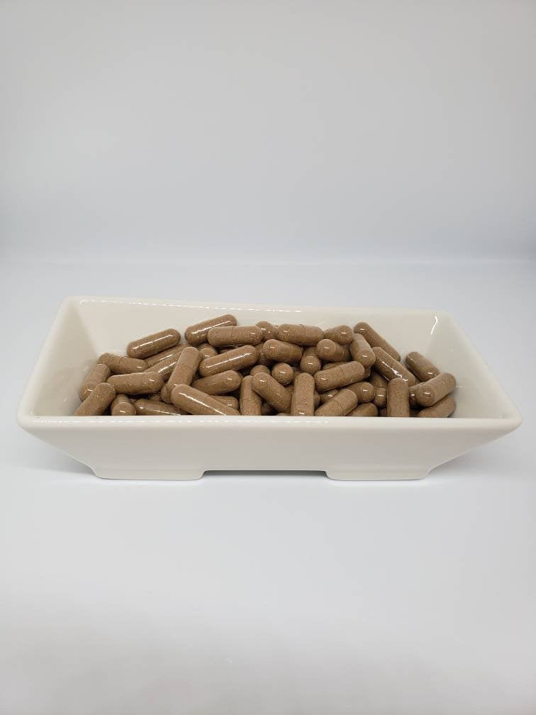 Sarsaparilla Root Powder Capsules, 100% Organic No Fillers 500mg Vegan - Alchemy Botanicals & Herbs Corp