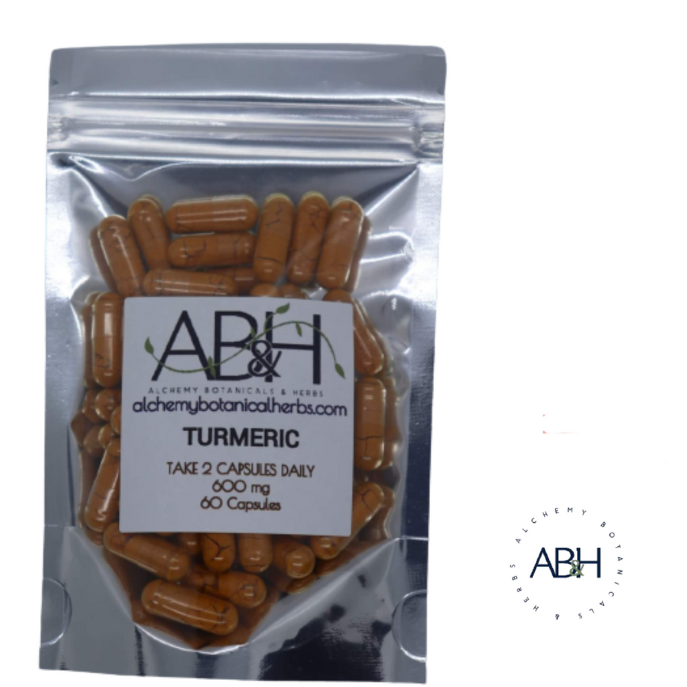 
                  
                    TURMERIC CAPSULES 60 Capsules - Alchemy Botanicals & Herbs Corp
                  
                