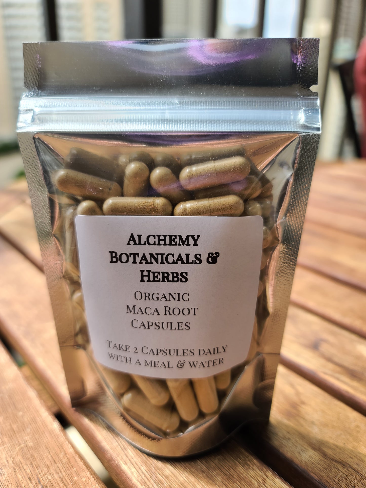 
                  
                    Organic Maca Root Capsules Size 0 Vegetarian Capsules Natural No Fillers Capsules - Alchemy Botanicals & Herbs Corp
                  
                