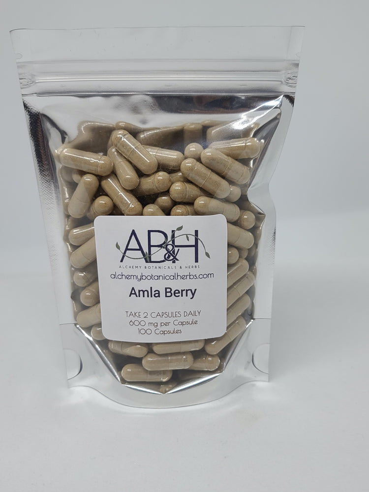 
                  
                    Amla Berry Capsules 600mg - Alchemy Botanicals & Herbs Corp
                  
                