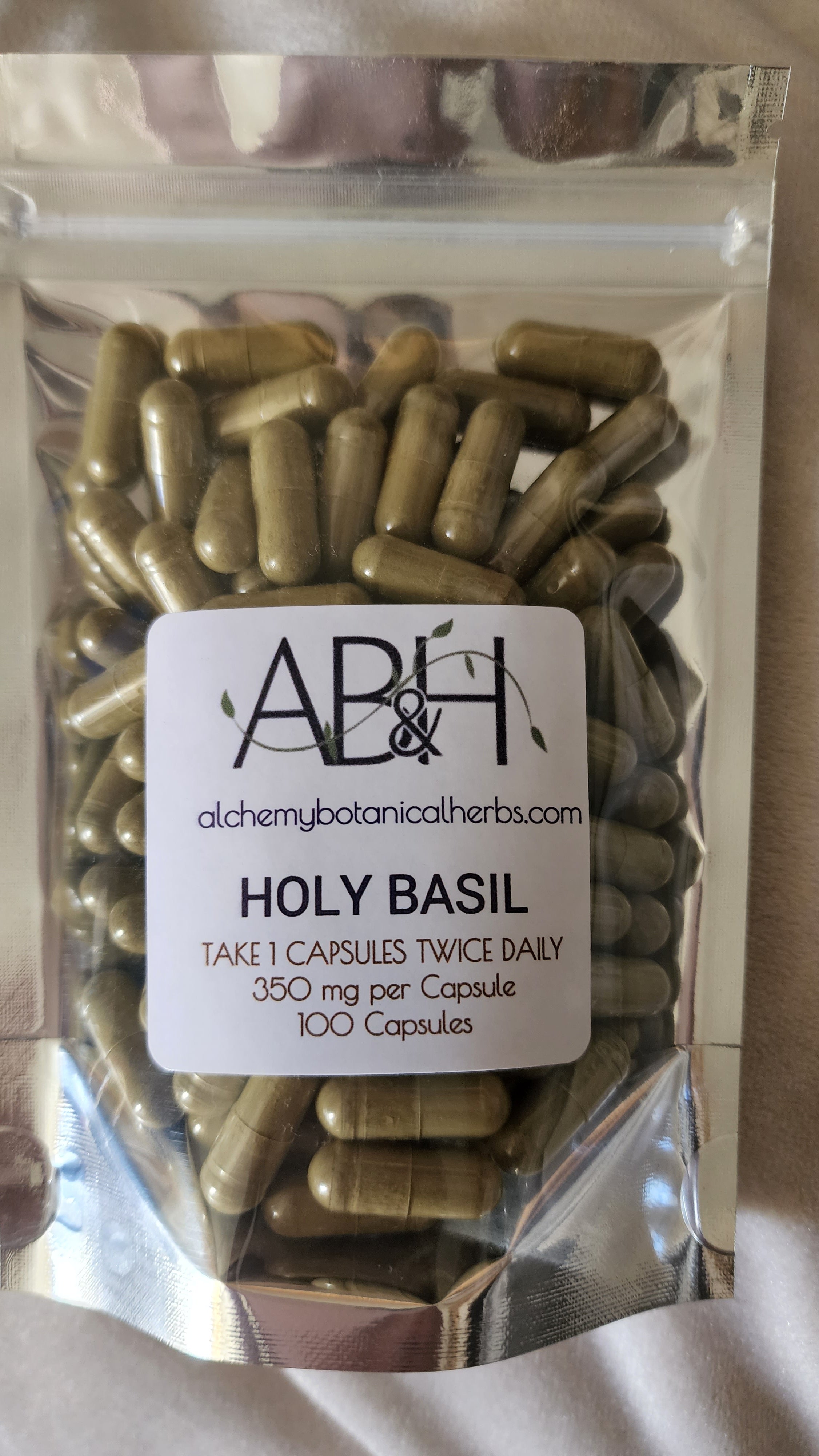 Holy Basil Capsules 350 mg 100 Capsules