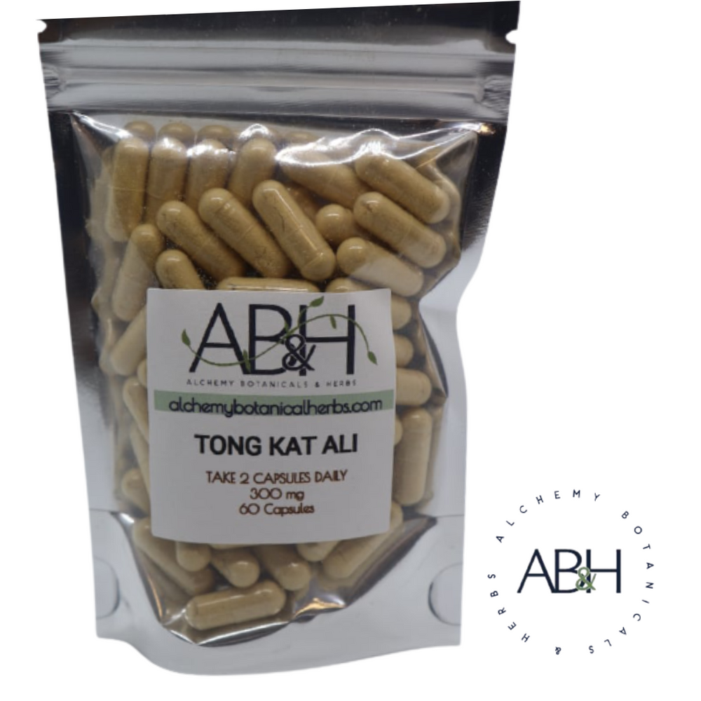 
                  
                    Tongkat Ali Powder Capsules Vegetarian Capsules 300mg  no fillers Longjack Eurycoma Longigolia 60 Capsules - Alchemy Botanicals & Herbs Corp
                  
                