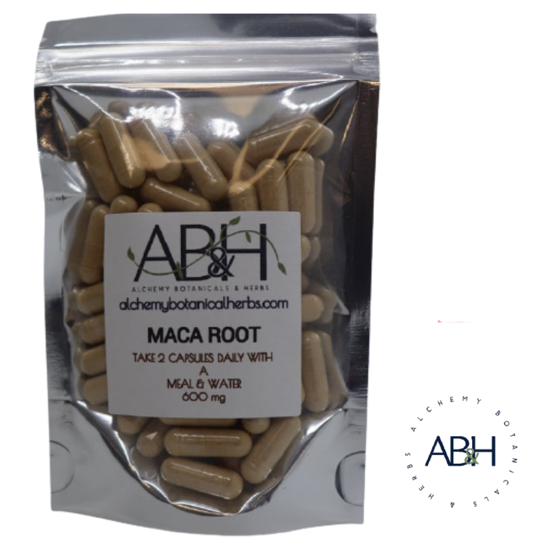 
                  
                    Organic Maca Root Capsules Size 0 Vegetarian Capsules Natural No Fillers Capsules - Alchemy Botanicals & Herbs Corp
                  
                