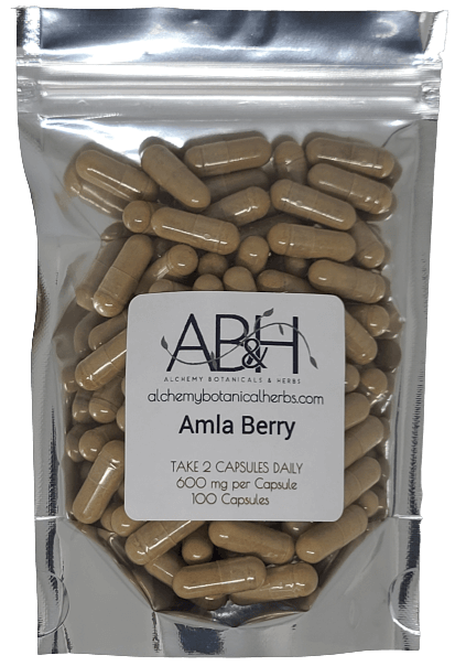 Amla Berry Capsules 600mg - Alchemy Botanicals & Herbs Corp