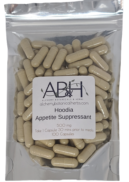 
                  
                    Hoodia Capsules 500mg 100 Capsules - Alchemy Botanicals & Herbs Corp
                  
                