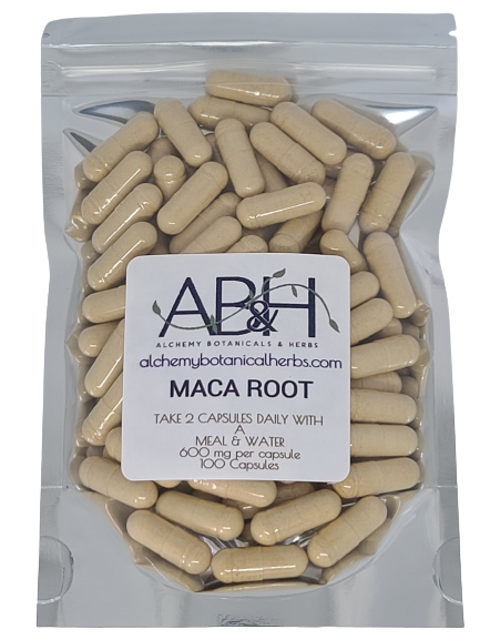 
                  
                    Organic Maca Root Capsules Size 0 Vegetarian Capsules Natural No Fillers Capsules - Alchemy Botanicals & Herbs Corp
                  
                