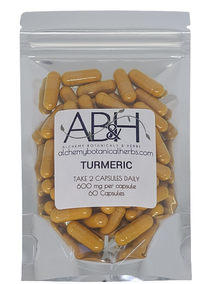 
                  
                    TURMERIC CAPSULES 60 Capsules - Alchemy Botanicals & Herbs Corp
                  
                