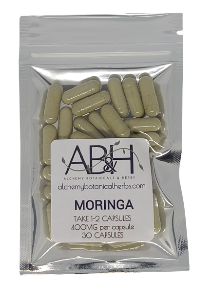 
                  
                    Organic Moringa Leaf Capsules Vegetarian 30 Capsules 1 month Supply Moringa Oleifera - Alchemy Botanicals & Herbs Corp
                  
                